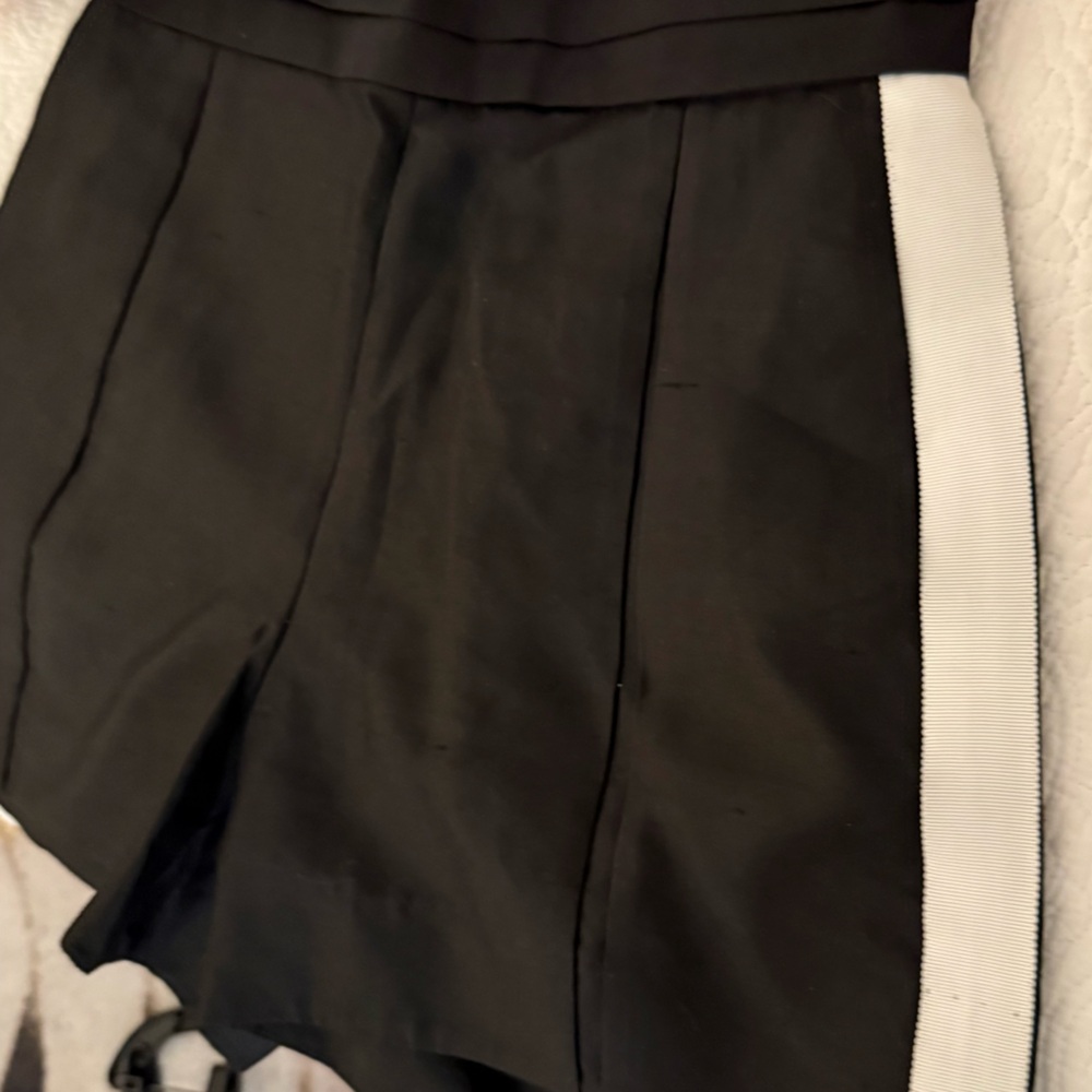 Camilla & Marc Black and White Athletic Shorts